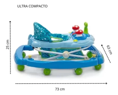 Imagen 2 de 4 de Andador Bebés Love 724 Musical Altura Regulable
