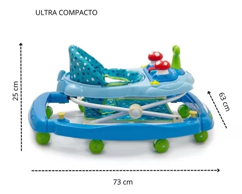Imagen 2 de 4 de Andador Mecedor Bebés Love 7020 Musical Altura Regulable