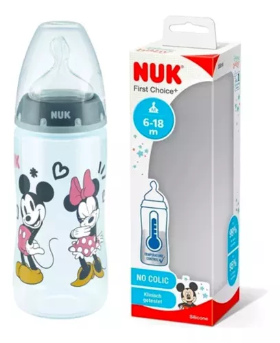 Imagen 3 de 8 de Set Nuk Disney Bebe Mickey Mamadera Vaso Aprendizaje Cepillo