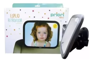 Miniatura 1 de 3 de Espejo Retrovisor Rectangular Trasero Auto Bebe Priori