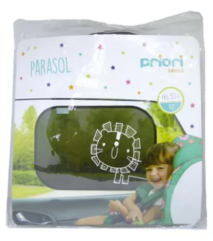Imagen 5 de 5 de Parasol Para Auto Bebe Universal Flexible Priori X2 Unidades