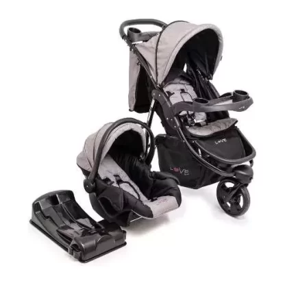 Imagen 5 de 5 de Cochecito Jogger 3 Ruedas Con Huevito Love 245 Travel System
