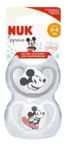 Miniatura 6 de 9 de Set Nuk Disney Mickey 4 Piezas Mamadera Vaso Chupete 0-6m+