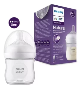 Miniatura 3 de 5 de Mamaderas Avent Natural Response 125ml + Natural 330ml Libre Bpa Y Cepillo