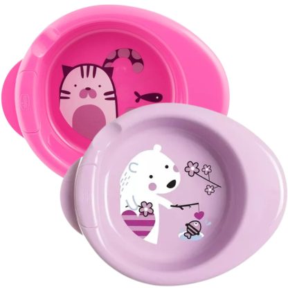 Imagen 1 de 6 de Plato Térmico Chicco Warmy Para Bebes 6m+