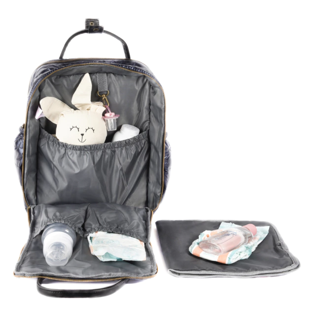 Mochila Maternal Materlina Matilda EcoCuero Premium Cambiador - Bebelli