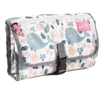Imagen 2 de 6 de Cambiador Impermeable Super Amplio Con Cierre Y Broche Mommy