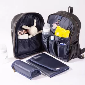 Miniatura 6 de 6 de Mochila Maternal Olivia Mommy Bags Eco Cuero Cambiador