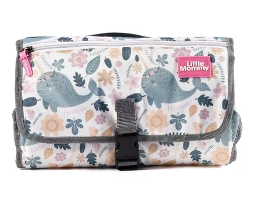 Imagen 1 de 6 de Cambiador Impermeable Super Amplio Con Cierre Y Broche Mommy