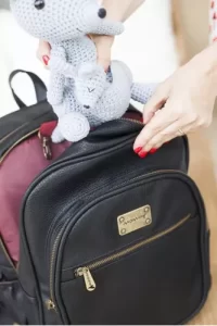 Miniatura 5 de 6 de Mochila Maternal Olivia Mommy Bags Eco Cuero Cambiador