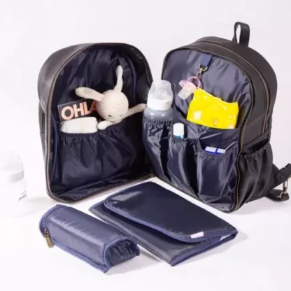 Imagen 4 de 4 de Mochila Maternal Mommy Bags Olivia Cambiador Porta Mamadera