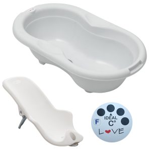 SET BAÑERA LOVE B308 GRIS + SOPORTE LOVE 310 GRIS + TERMOMETRO LOVE 2741