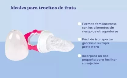 Imagen 6 de 9 de Set Silla Comer Bebe Booster Babero Silicona Chupete Fruta
