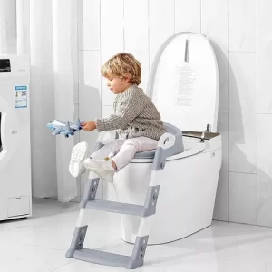 Miniatura 4 de 6 de Escalera Reductor Adaptador De Inodoro Con Escalera Infantil
