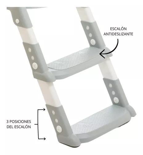 Imagen 3 de 6 de Escalera Reductor Adaptador De Inodoro Con Escalera Infantil