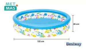 Miniatura 3 de 5 de Pileta Inflable Bebe Niños Bestway Coral Kids 51009 - 140 L - Multicolor
