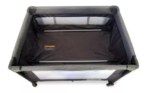 Imagen 3 de 4 de Practicuna Colecho Bebe Bebesit 2021 Gris Con Mosquitero