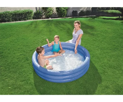 Imagen 2 de 2 de Pileta Inflable Redonda Bestway 3 Aros 51026 152cm X 30cm