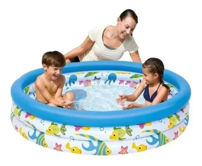 Imagen 2 de 5 de Pileta Inflable Bebe Niños Bestway Coral Kids 51009 - 140 L - Multicolor