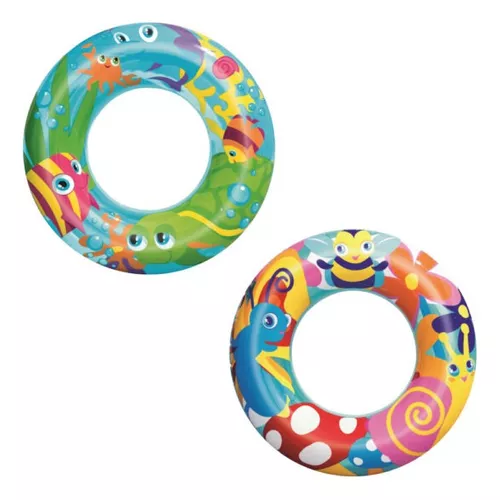 Salvavidas Inflable Redondo Bebe Niños Fondo De Mar Bestway Bebelli