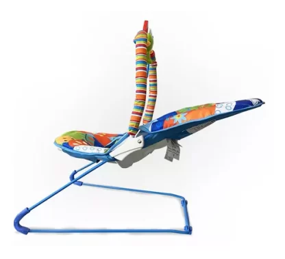 Imagen 6 de 8 de Mecedora Bebe Bebesit Vibracion Musica Juguetes Color Azul