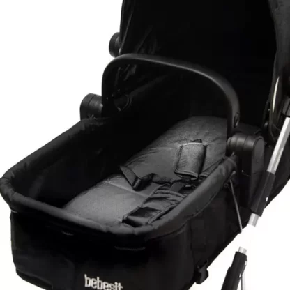 Imagen 6 de 9 de Coche Cuna Bebesit 1365ts-c Gris Oscuro 3 En 1 Travel System