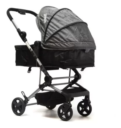 Imagen 2 de 9 de Coche Cuna Bebesit 1365ts-c Gris Oscuro 3 En 1 Travel System