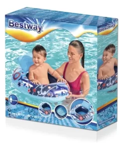 Miniatura 1 de 4 de Salvavidas Inflable Bote Bebe Pileta 76x65cm Bestway
