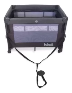 Miniatura 4 de 4 de Practicuna Colecho Bebe Bebesit 2021 Gris Con Mosquitero