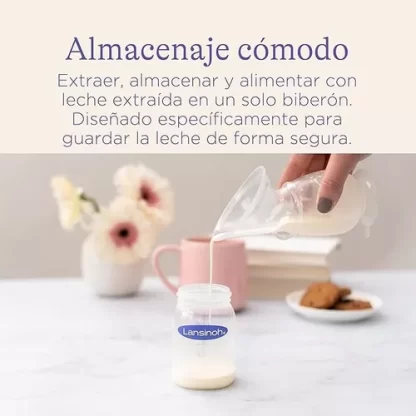 Imagen 3 de 7 de Botellas Almacenadoras De Leche 160ml X4 Lansinoh