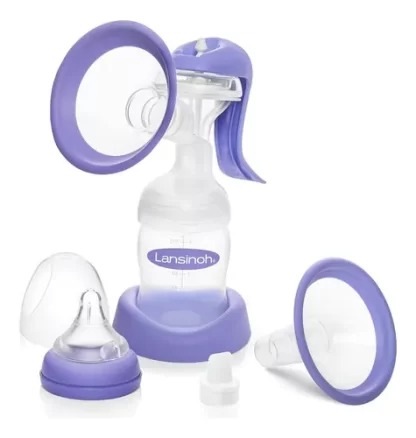 Imagen 2 de 5 de Sacaleche Extractor Manual De Leche Con Accesorios Lansinoh