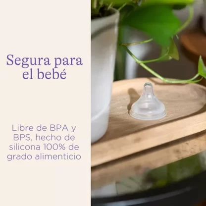 Imagen 6 de 7 de Tetinas Natural Wave X2 Flujo Rapido Silicona