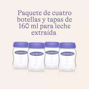Miniatura 7 de 7 de Botellas Almacenadoras De Leche 160ml X4 Lansinoh