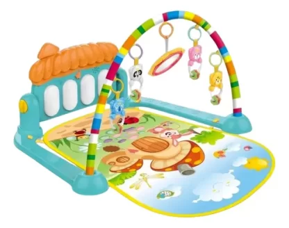 Imagen 1 de 7 de Manta Didactica Bebes Piano Musical Gimnasio +0m Priori