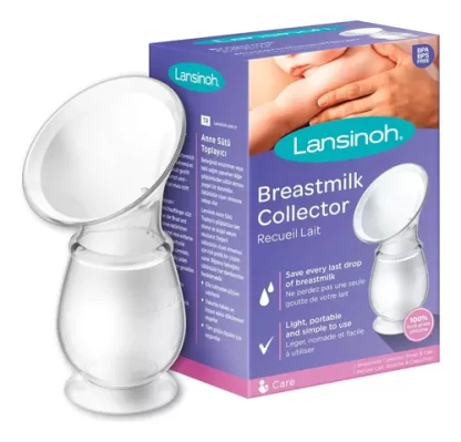 Imagen 1 de 8 de Sacaleche Extractor De Leche Materna De Silicona Lansinoh