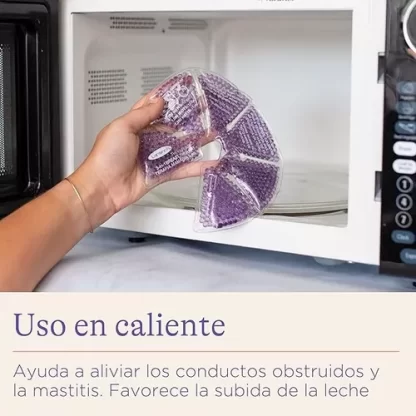 Imagen 3 de 5 de Pads De Gel Frio Calor Terapia Para Pecho 3 En 1  Lansinoh