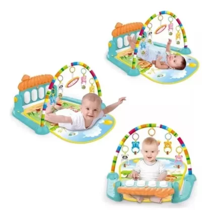 Imagen 4 de 7 de Manta Didactica Bebes Piano Musical Gimnasio +0m Priori