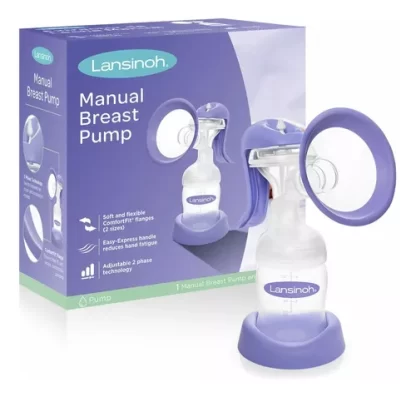 Imagen 1 de 5 de Sacaleche Extractor Manual De Leche Con Accesorios Lansinoh