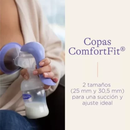 Imagen 3 de 5 de Sacaleche Extractor Manual De Leche Con Accesorios Lansinoh