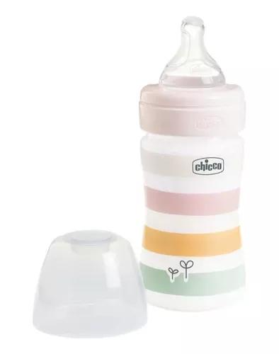 Imagen 2 de 7 de Mamadera Chicco Well Being 150ml Anticolico 0m+ Flujo Lento