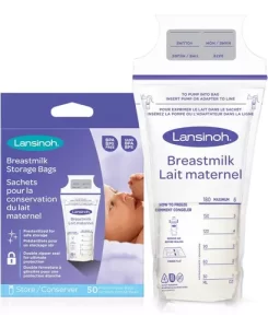 Miniatura 1 de 7 de Bolsas De Almacenamiento De Leche Materna 180ml X50 Lansinoh