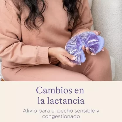 Imagen 2 de 5 de Pads De Gel Frio Calor Terapia Para Pecho 3 En 1  Lansinoh