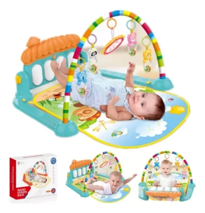 Imagen 5 de 7 de Manta Didactica Bebes Piano Musical Gimnasio +0m Priori