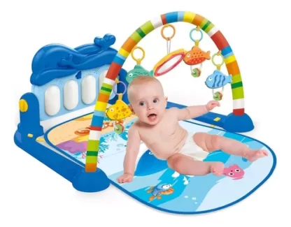 Imagen 3 de 4 de Manta Didactica Bebes Piano Fitness Gimnasio +0 Meses Priori