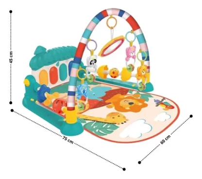 Imagen 4 de 4 de Manta Didactica Bebes Piano Con Luz Y Sonido +0 Meses Priori