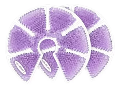 Imagen 1 de 5 de Pads De Gel Frio Calor Terapia Para Pecho 3 En 1  Lansinoh