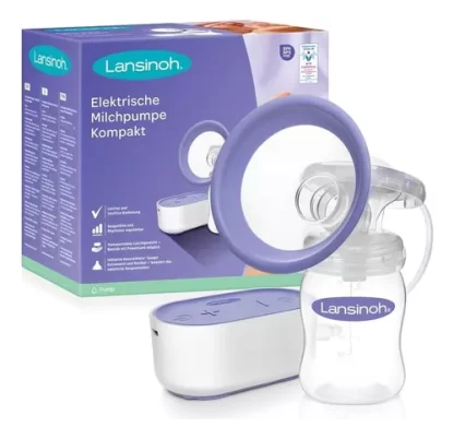 Imagen 1 de 9 de Sacaleche Extractor De Leche Electrico Compacto Lansinoh