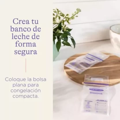 Imagen 3 de 5 de Bolsas De Almacenamiento De Leche Materna 180ml X25 Lansinoh