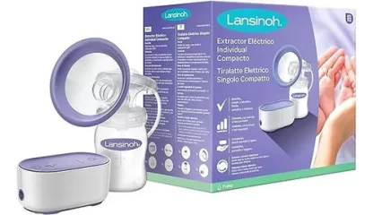 Imagen 4 de 9 de Sacaleche Extractor De Leche Electrico Compacto Lansinoh