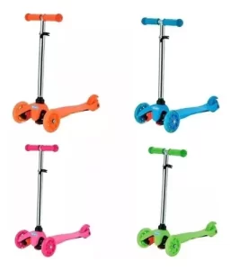 Miniatura 5 de 5 de Monopatin Liso Colores Con 3 Ruedas Con Luces +3 Años Priori